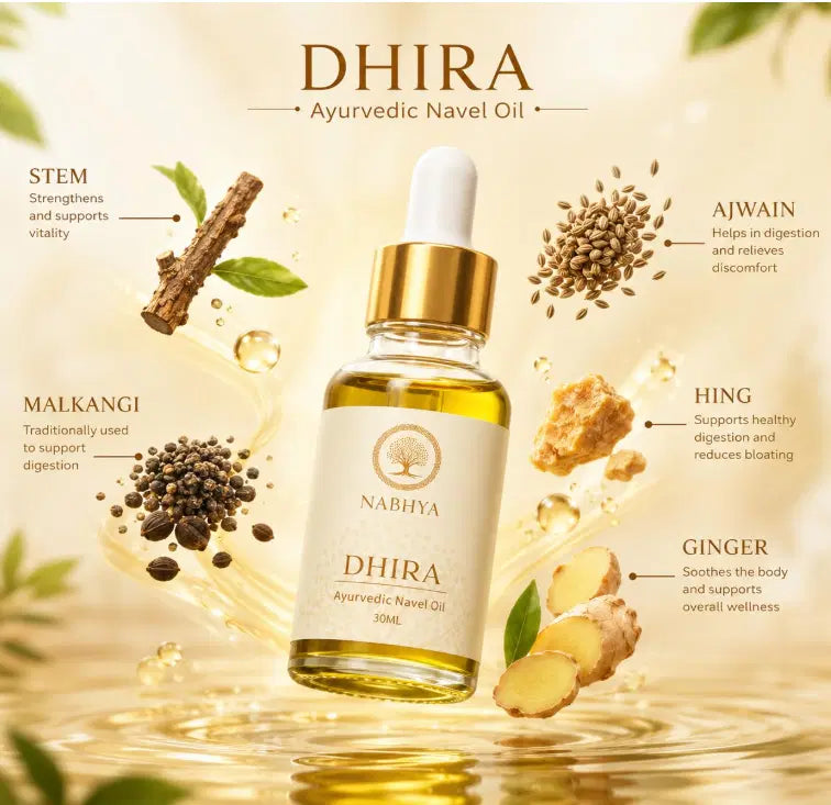 Ayurvedic Nabhi Navel Oil – Natural Wellness Oil (Pack of 2)