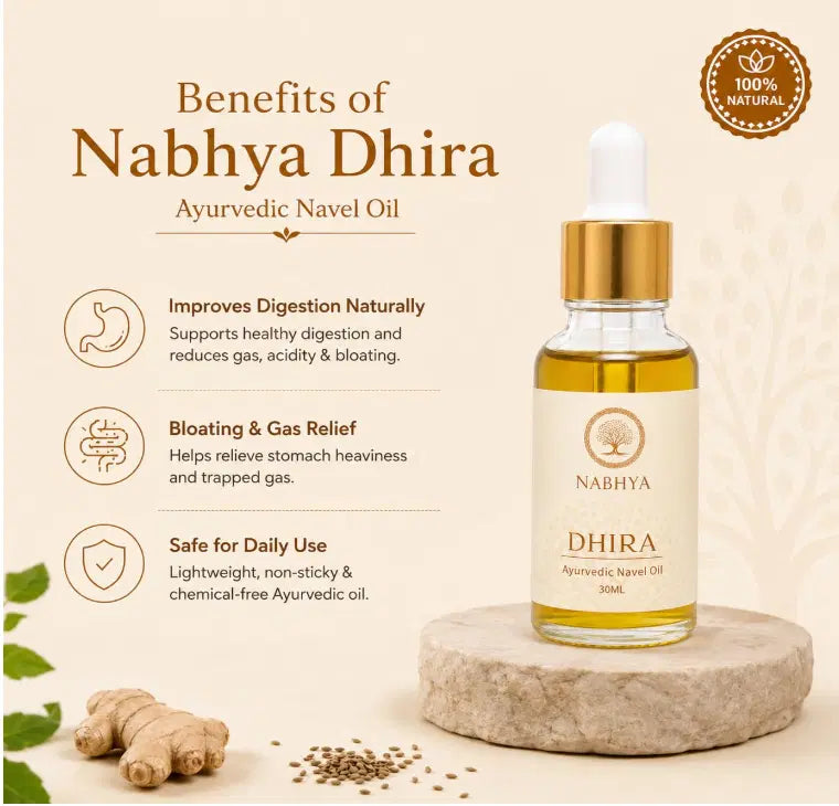 Ayurvedic Nabhi Navel Oil – Natural Wellness Oil (Pack of 2)